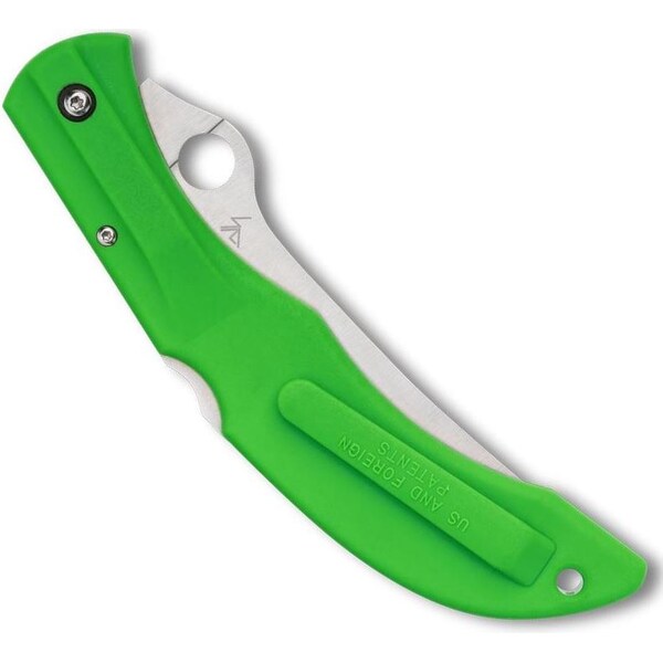 Spyderco 2023N Spyderco Reveal 14, Catcherman Salt Green Lightweight Lc200N Sprint Run, Combo Edge - SPY-C17PSGR