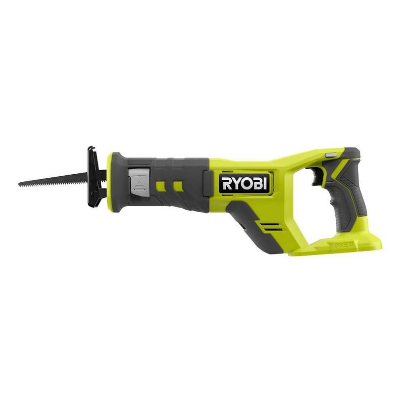 Sierra recíproca inalámbrica RYOBI ONE+ de 18V (herramienta sola) con juego de hojas recíprocas multiusos (35 piezas) - PCL515B-A233501.