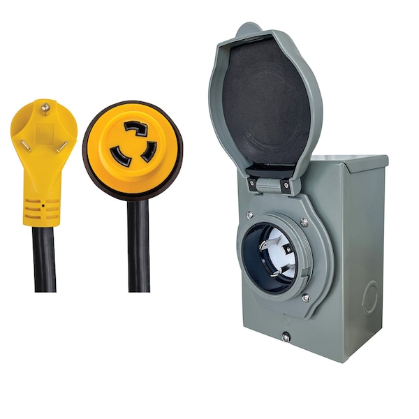 Sportsman Generator Power Inlet Box, 30 Amp, with 25 ft. Extension Cord - PK30