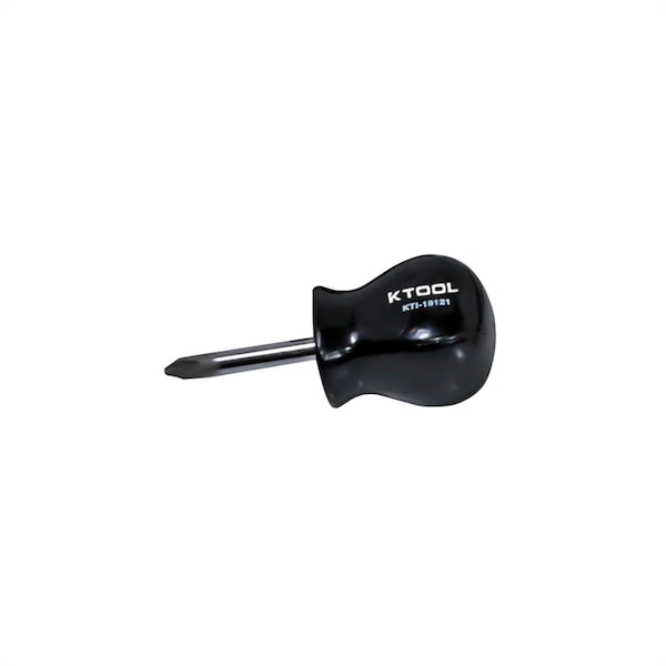 K-Tool International Screwdriver, Black, No. 2 x 1-1/2" - KTI-19121