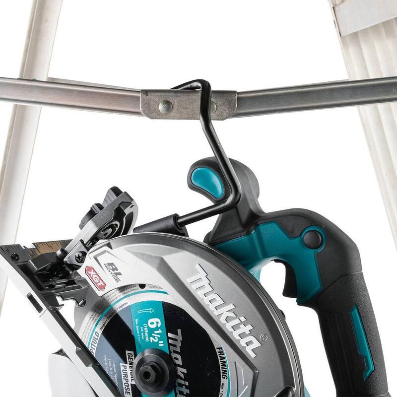Sierra circular inalámbrica sin escobillas Makita 40V Max XGT de 6-1/2 pulgadas, kit con capacidad AWS (4.0Ah) - GSH05M1