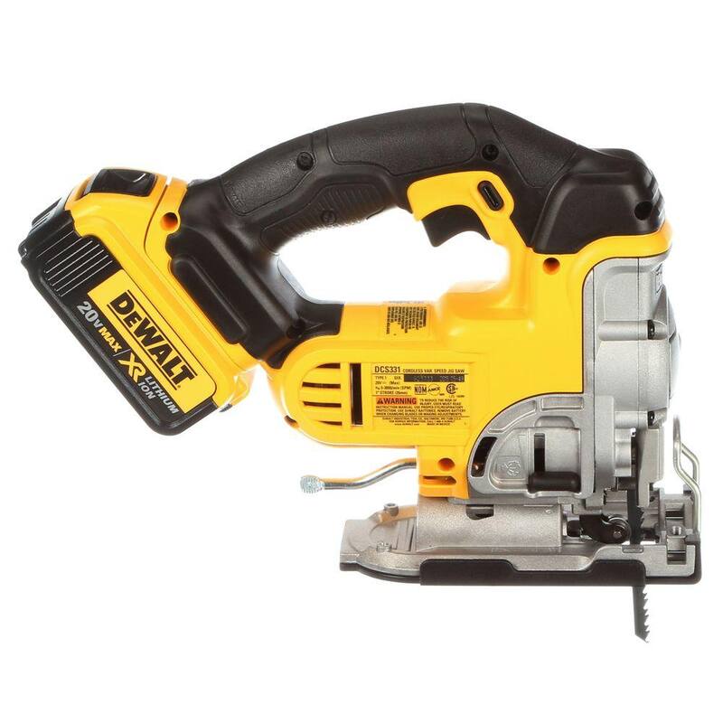 Sierra de calar inalámbrica Dewalt 20V MAX con (1) Batería de 20V 4.0Ah - DCS331M1