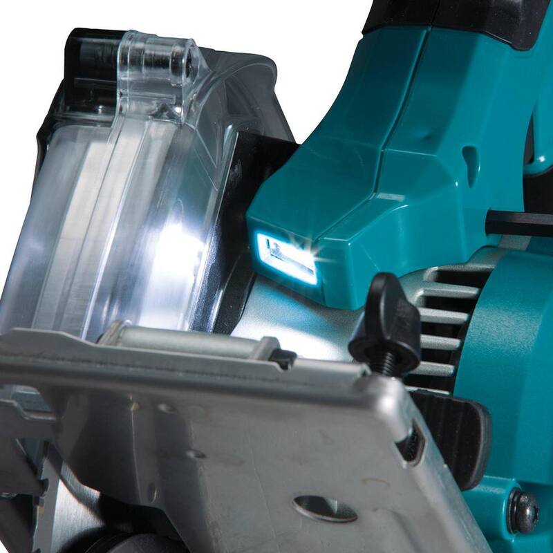 Sierra para corte de metal inalámbrica sin escobillas de 5-7/8 pulgadas con freno eléctrico y recolector de virutas, solo herramienta - XSC04Z de 18V LXT de Makita