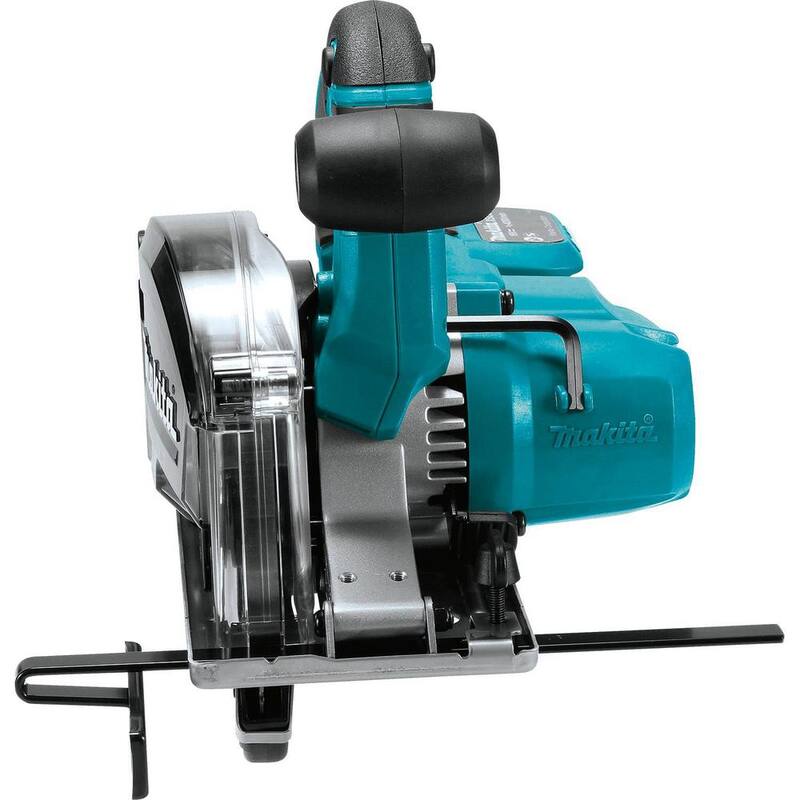 Sierra para corte de metal inalámbrica sin escobillas de 5-7/8 pulgadas con freno eléctrico y recolector de virutas, solo herramienta - XSC04Z de 18V LXT de Makita
