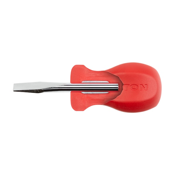 Tekton Stubby 1/4 Inch Slotted Hard Handle Screwdriver - DSS30250