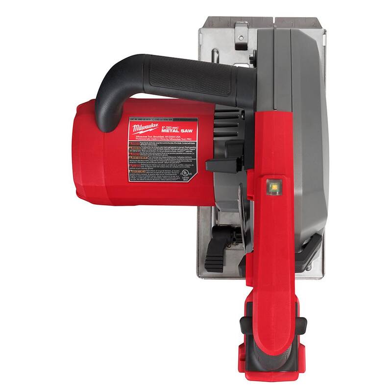 Sierra circular de corte de metal inalámbrica Milwaukee M18 FUEL 18V de 8 pulgadas con batería de iones de litio de 6.0 Ah - 2982-20-48-11-1865