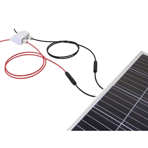 Aims Power Double Cable Entry Gland For Rv, Boat, Bus, Van Or Application Needing Weatherproof Protection - PV-2WEG