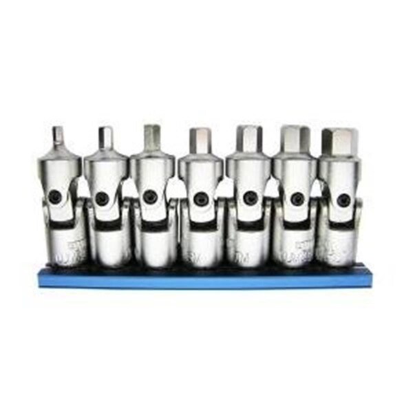 Homepage 7 PIece Universal Joint Metric Hex Driver Set 3mm - 10mm - HO2590623