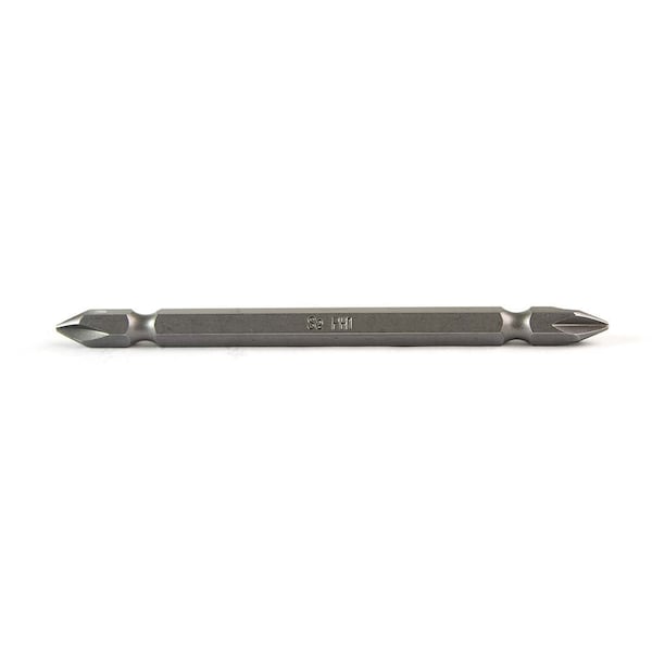 Superior Steel 1# Phillips Double End Screwdriver Bits - 4 Inch Long, PK 10 - SP401D-10PK