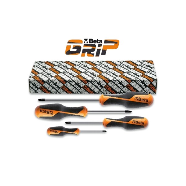 Beta 1262/S4 Set of 4 Cross Head Screwdrivers - 012620304
