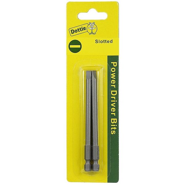 L.H. Dottie L.H. Dottie #2 x 4'' Slotted Power Bit (Carded) - IB2S4C
