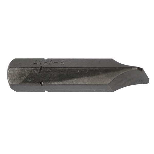 Apex Tool Group Torsion Bit, SAE, 1/4", Hex, 10F-12R, 1", PK5 - 445-4X-5PK