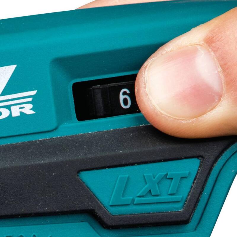 Sierra de calar inalámbrica Makita 18V LXT de ion de litio sin escobillas con agarre tipo barril (herramienta solamente) - XVJ01Z