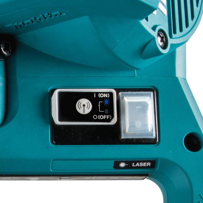 Sierra ingleteadora compuesta deslizante con bisel doble inalámbrica sin escobillas de 10 pulgadas de litio-ion 36V LXT X2 de Makita Kit con láser 5.0 Ah - XSL04PTU