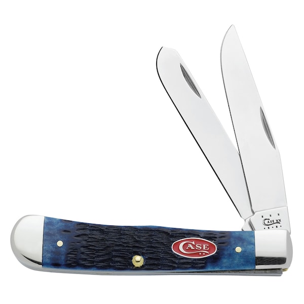 Case Cutlery 2023 Case Navy Blue Bone Rogers Jig Trapper 6254 Ss - CAS-07051