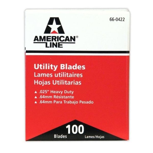 American Safety Razor American Safety Razor 66-0422 Notch HD Utility Blade Dispenser Box; 100-Pack - 24500664227