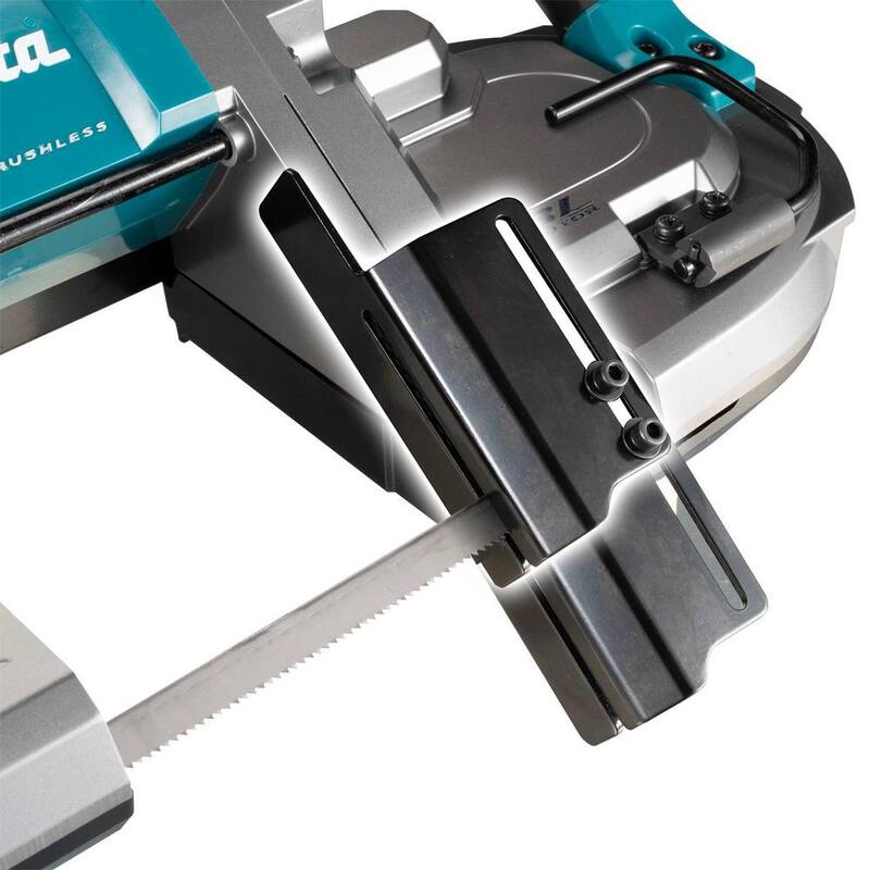 Sierra de cinta portátil sin escobillas Makita 40V max XGT para un corte profundo sin cable (Herramienta solamente) - GBP01Z