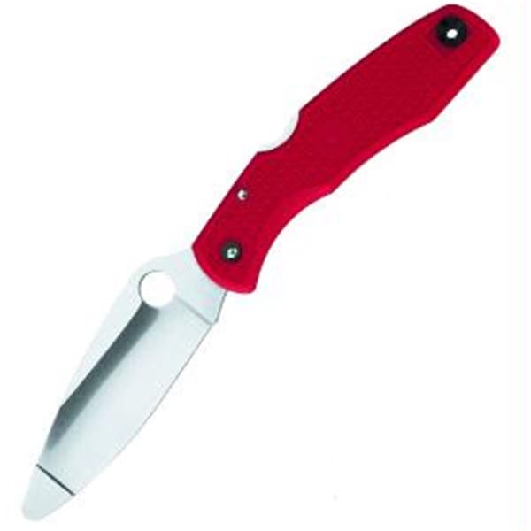 Spyderco Endura Trainer Red FRN Handle Dull Edge - C10TR