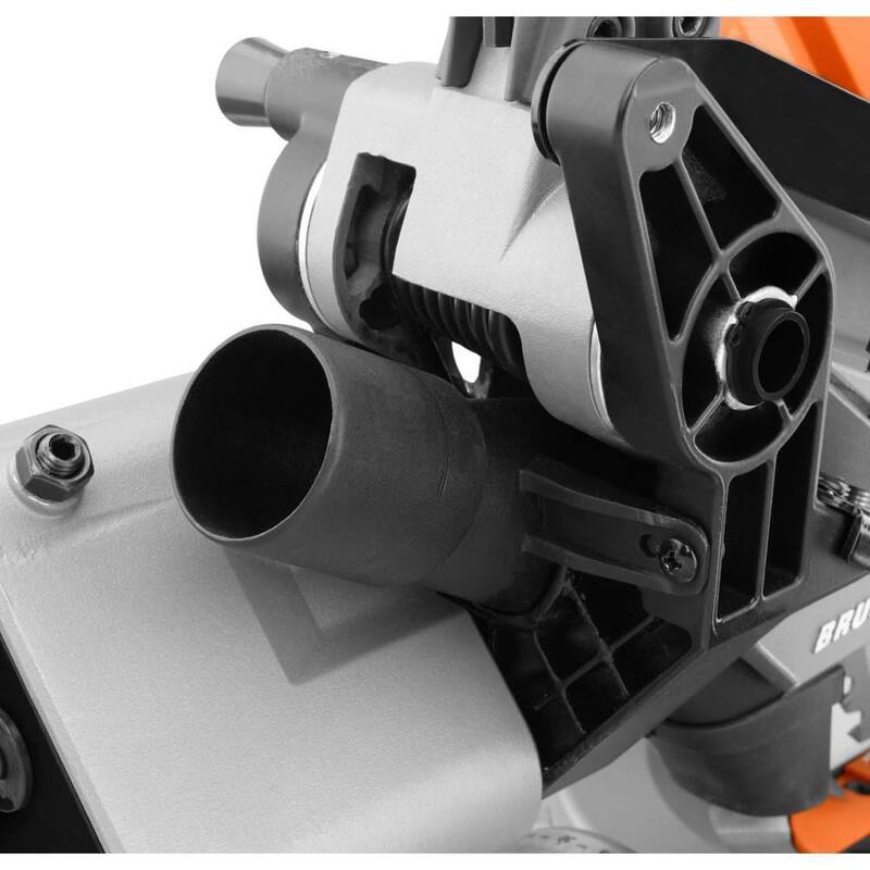 Sierra ingleteadora deslizante de doble bisel sin escobillas RIDGID de 18V con batería de iones de litio de 4.0 Ah (paquete de 2) - R48607B-AC87004P.