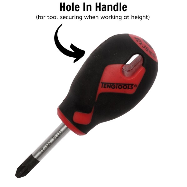 Teng Tools MD962N3 PZ2 x 38mm Screwdriver - MD962N3