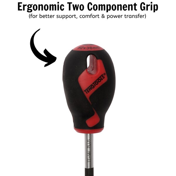 Teng Tools MD962N3 PZ2 x 38mm Screwdriver - MD962N3