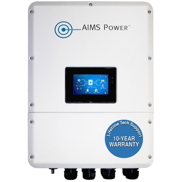 Aims Power Hybrid Inverter Charger 4.6 Kw Inverter Output 6.9Kw Solar Input Grid Tie & Battery Back Up - PIHY4600