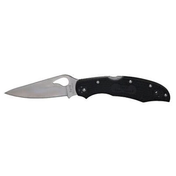 Spyderco Spyderco SPY-BY03PSGY2 Byrd Cara 2 FRN Partially Serrated Knives - Gray - SPY-BY03PSGY2