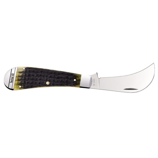 Case Cutlery 2023 Case Olive Green Bone Russell Jig Hawkbill Pruner 61011 Ss - CAS-13284