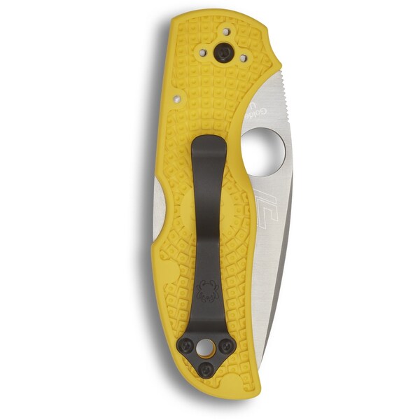 Spyderco 2024 Spyderco Native 5 Salt Lightweight Yellow Lc200N Plain - SPY-C41PYL5