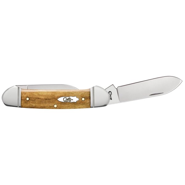 Case Cutlery 2023 Case Smooth Antique Bone Canoe 62131 Ss - CAS-58198