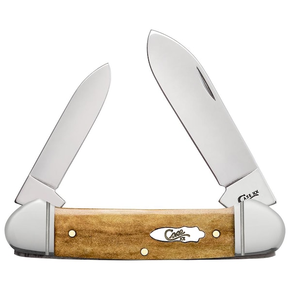 Case Cutlery 2023 Case Smooth Antique Bone Canoe 62131 Ss - CAS-58198