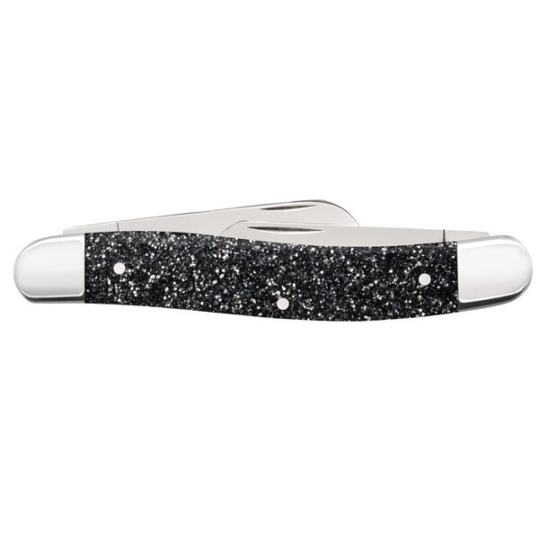 Case Cutlery 2023 Case Sparxx Silver Stardust Kirinite Smooth Medium Stockman 10318 Ss - CAS-23522