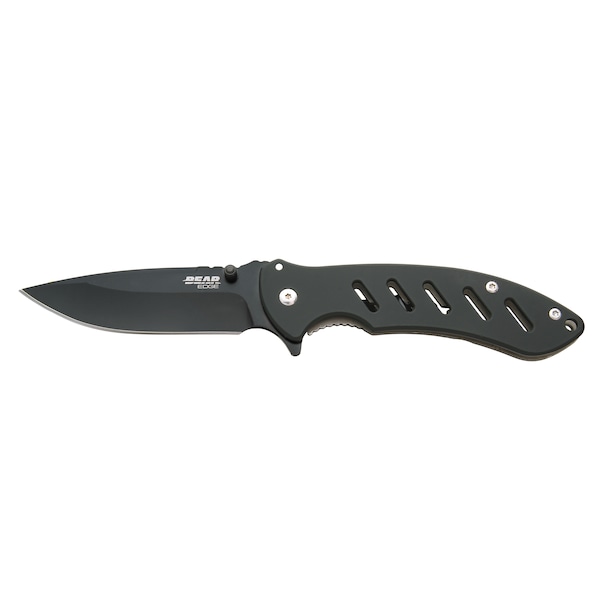 Bear & Sons Cutlery 2023 Bear Brisk 1.0 5' Black Blade Black Frame Lock Folder - BEA-71513