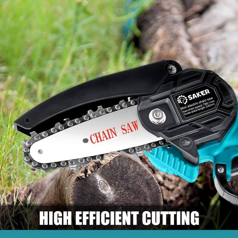 Sierra de cadena mini inalámbrica Saker 20V 4 in. que incluye 1 batería - GJ15990-X9312