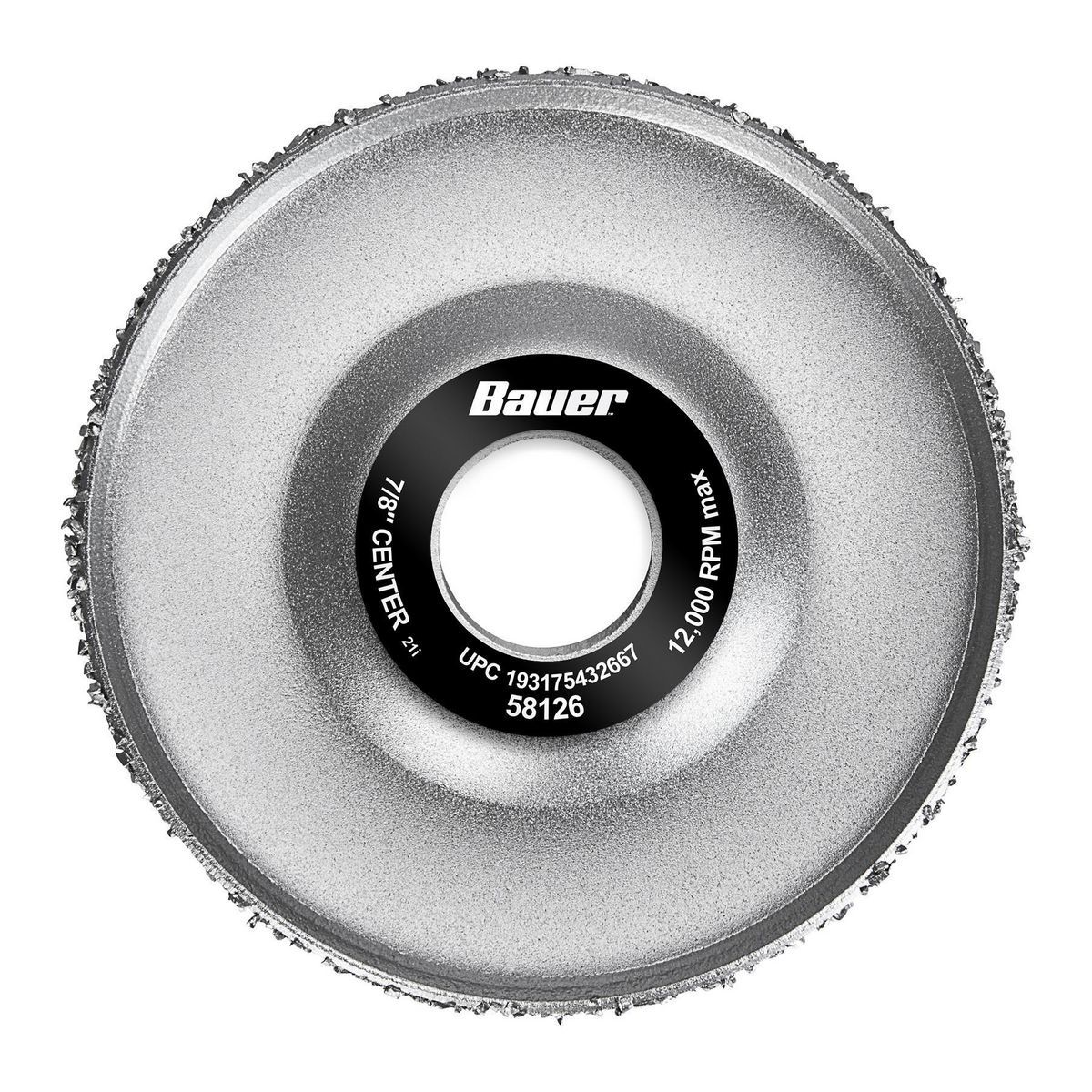 Disco de esmerilado grueso de carburo de 4 pulgadas Bauer - 58126