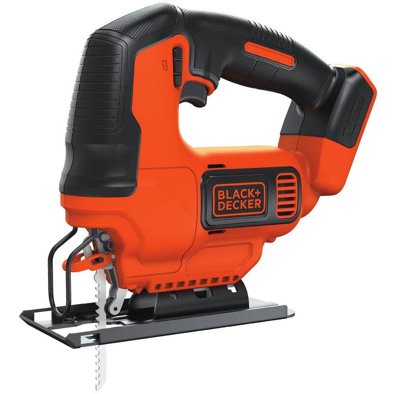 BLACK+DECKER Sierra Caladora Inalámbrica de Iones de Litio MAX de 20V (Herramienta Solamente) - BDCJS20B