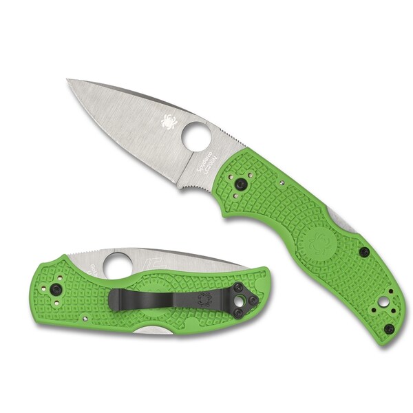 Spyderco 2024 Spyderco Reveal 10, Native 5 Salt Green Lc200N Steel, Plain Edge - SPY-C41PGR5