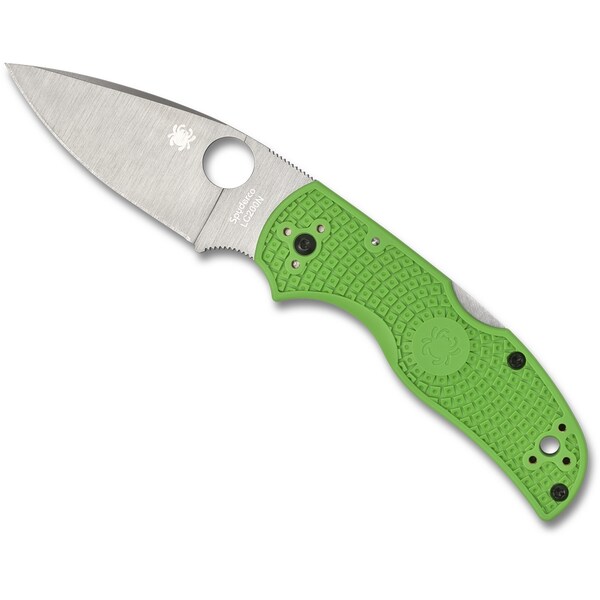 Spyderco 2024 Spyderco Reveal 10, Native 5 Salt Green Lc200N Steel, Plain Edge - SPY-C41PGR5