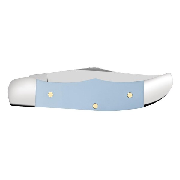 Case Cutlery 2023 Case Ichthus Ice Blue Synthetic Pocket Hunter 42165 Ss - CAS-23386