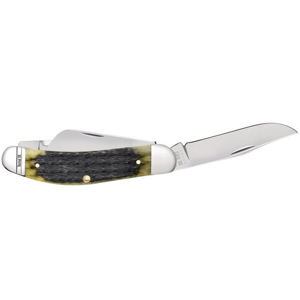 Case Cutlery 2023 Case Olive Green Bone Russell Jig Sowbelly Tb6339 Ss - CAS-13283