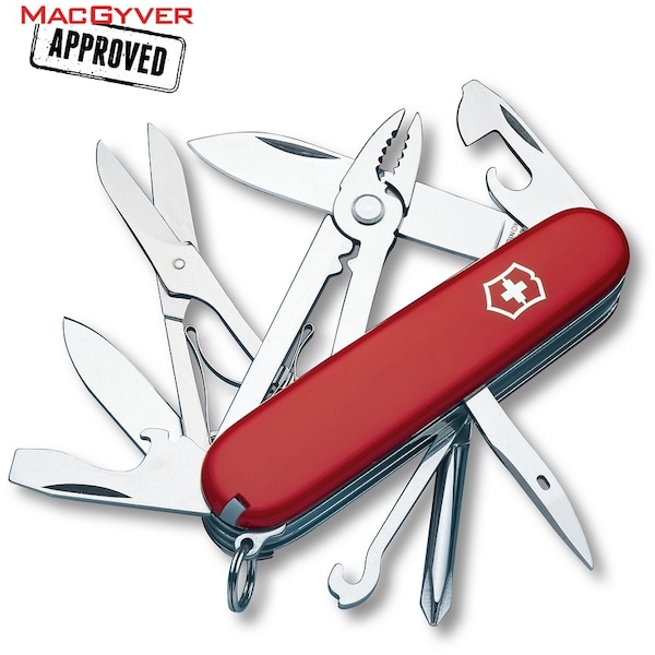 Swiss Army Brands 2024 Victorinox 56481 Deluxe Tinker, Red, Blister - VIC-1.4723-X2