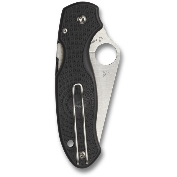Spyderco 2024 Spyderco Para 3 Lightweight Black Serrated - SPY-C223SBK