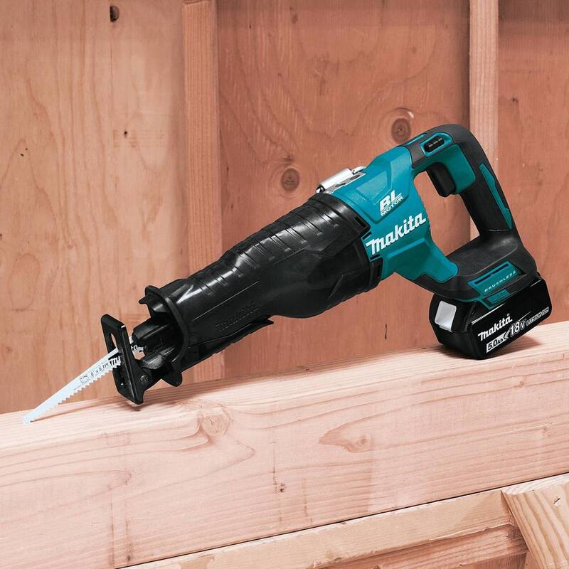 Kit de sierra reciproca inalámbrica sin escobillas LXT de 18V 5.0Ah de iones de litio de Makita - XRJ05T