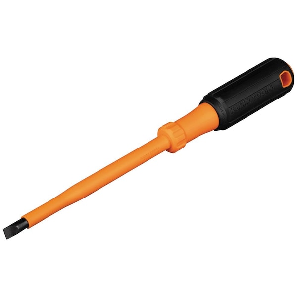Klein Tools Insulated Screwdriver, 5/16-Inch Cabinet Tip, 6-Inch Shank - 6866INS