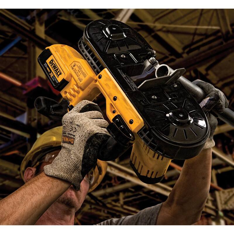 Sierra de banda Dewalt inalámbrica 20V MAX y (1) batería de iones de litio de primera calidad de 20V MAX 5.0Ah - DCS371BW205.