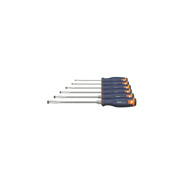Garant Screwdriver set for slot-head- with 2-component Haptoprene handle- Number of screwdrivers: 6 - 660036 6