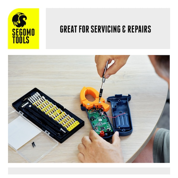 Segomo Tools 58 Piece Laptop, Cellphone, Screwdriver Repair Kit - T06005S