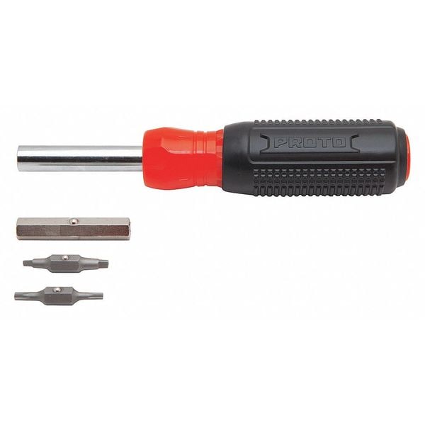 Proto Phillips, Square, TORX Bit 7 1/4 in, Drive Size: 1/4 in, 5/16 in , Num. of pieces:8 - J93101