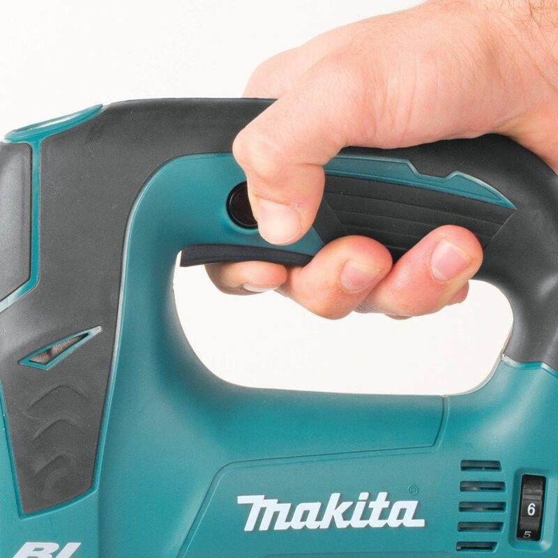 Sierra de calar inalámbrica sin escobillas Makita 18V LXT de iones de litio (solo herramienta) - XVJ02Z