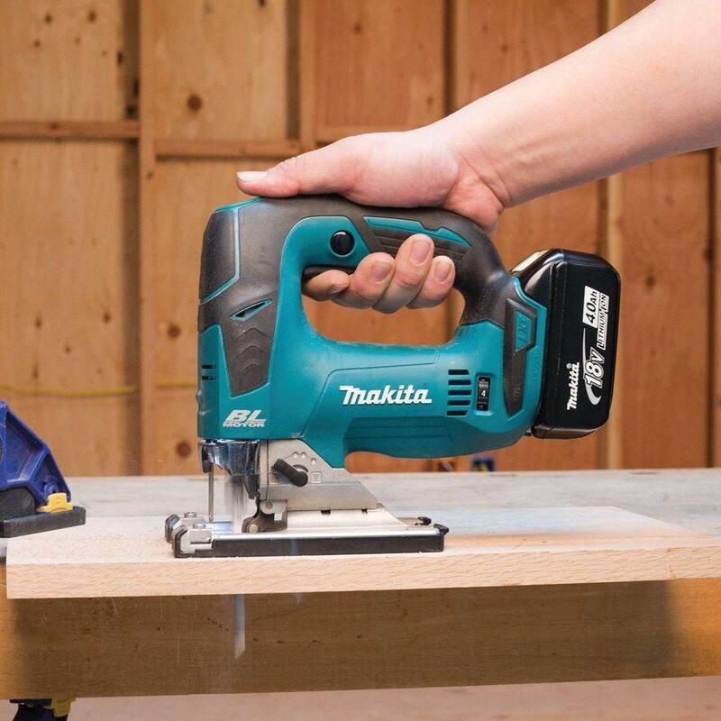 Sierra de calar inalámbrica sin escobillas Makita 18V LXT de iones de litio (solo herramienta) - XVJ02Z